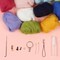 Incraftables Wool Needle Felting Kit (15 Colors). Best Wool Felting Kits for Beginners, Pros, Adults &#x26; Kids. Wool Roving Felt Supplies Starter Set with Plastic Eyes, Landyads, Keychains &#x26; Glue